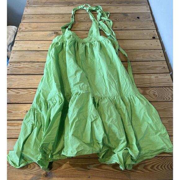 Christopher John Rogers Dresses & Skirts - Christopher John Rogers Jumper Dress Size Small Women’s Neon Green